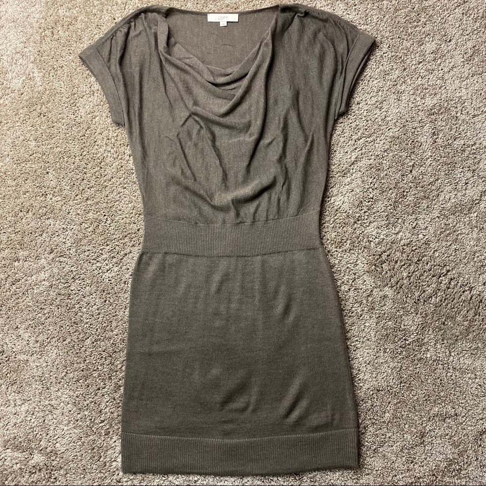 Ann Taylor LOFT Wool Sweater Dress S